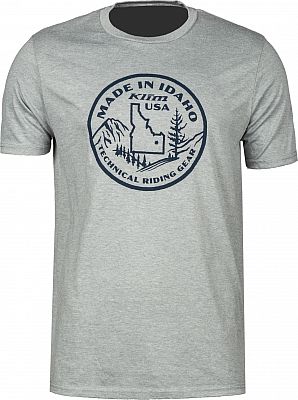 Klim Made In Idaho, T-Shirt - Hellgrau/Dunkelblau - XL von Klim