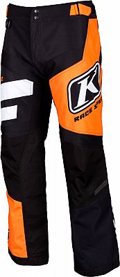 Klim Race Spec, Textilhose - Schwarz/Orange/Weiß - XL von Klim