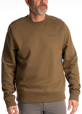 Klim Range Crew, Sweatshirt - Oliv - XXL von Klim