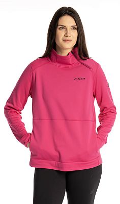 Klim Solitude Asym, Funktionspullover Damen - Pink - L von Klim