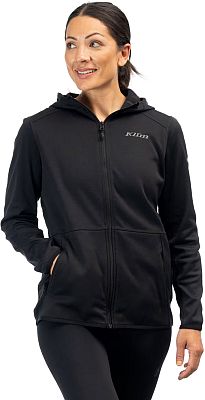 Klim Solitude Hoodie, Funktionsjacke Damen - Schwarz - L von Klim