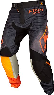 Klim XC Lite, Textilhose - Schwarz/Orange/Grau - 28 von Klim