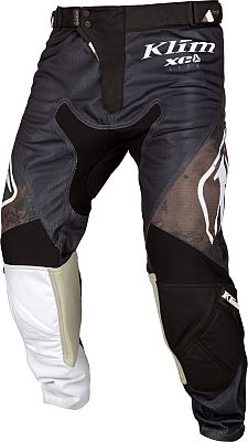 Klim XC Lite, Textilhose - Schwarz/Weiß/Beige - 30 von Klim