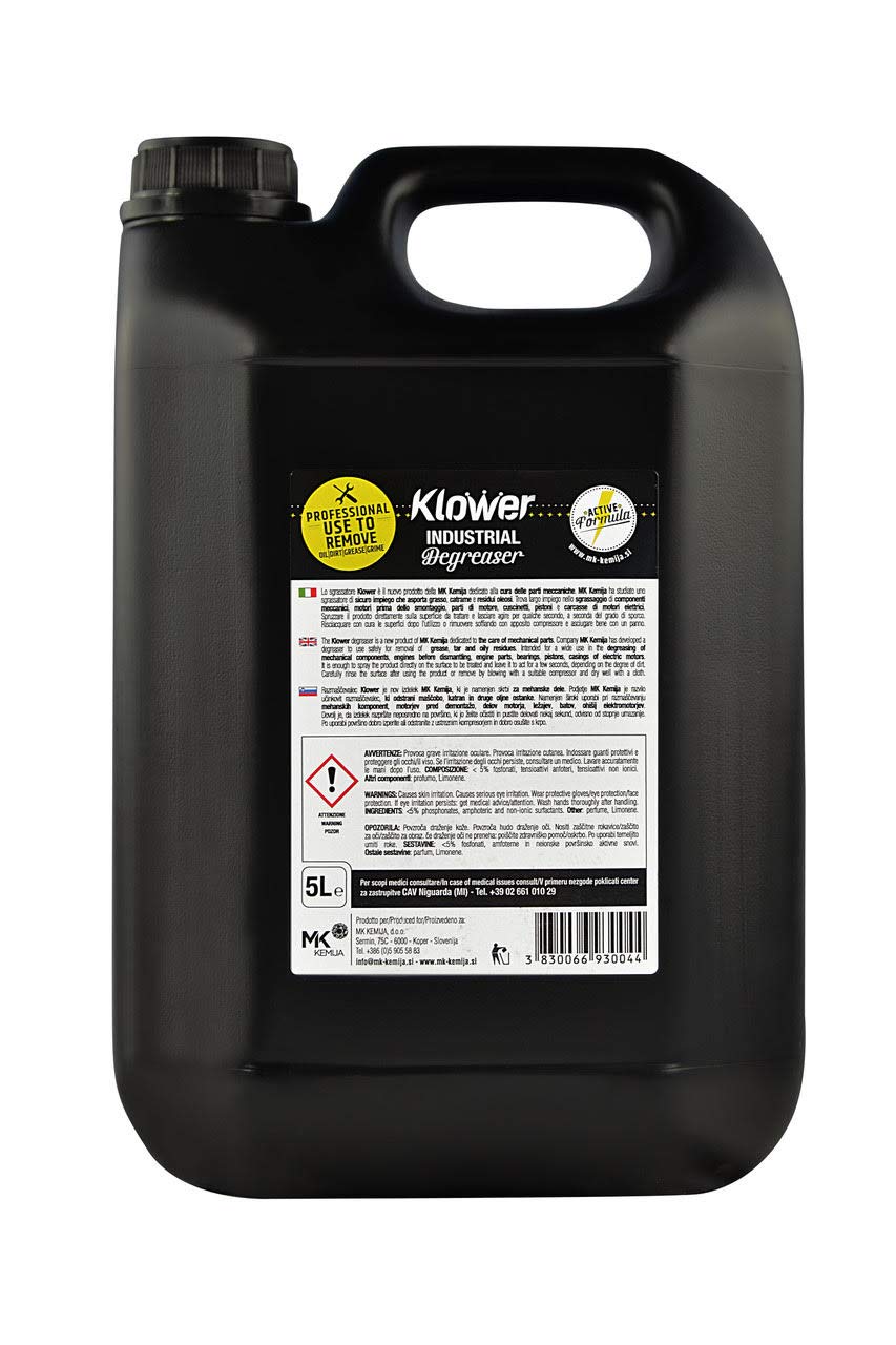 Klower Entfetter Motor Vergaser Motorlager Profi Officin AutWerkstatt 5 Liter von Klower The kingdom of clean