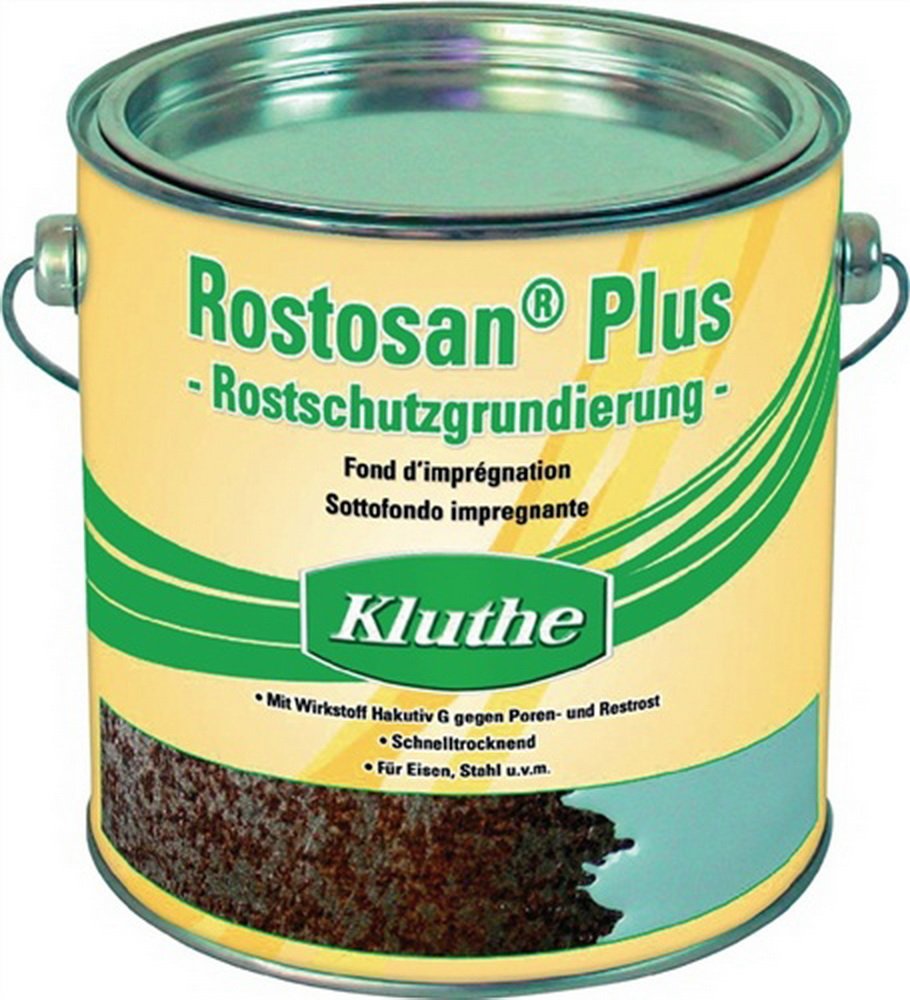 Rostschutz Rostosan grau 750ml 1l=15m2 Preis per 6 Stück Rostschutz Rostosan grau 750ml 1l=15m2 Preis per 6 Stück von Kluthe