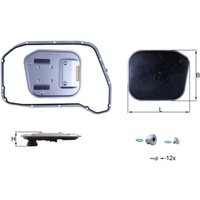 Hydraulikfilter, Automatikgetriebe KNECHT HX 189KIT Hydraulikfilter, Automatikgetriebe KNECHT HX 189KIT von Knecht