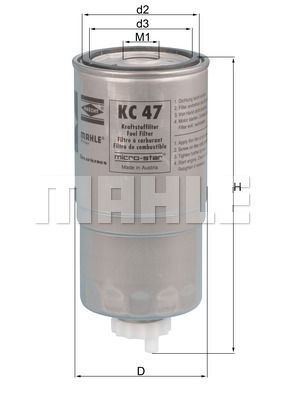 Kraftstofffilter Knecht KC 47 Kraftstofffilter Knecht KC 47 von Knecht