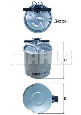 Kraftstofffilter Knecht KL 440/40 Kraftstofffilter Knecht KL 440/40 von Knecht