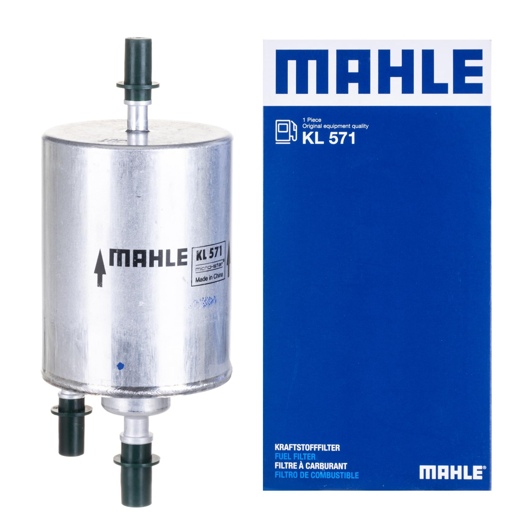 MAHLE KL 571 Kraftstofffilter Leitungsfilter u.a. passend für A6 C6 (4F2) von MAHLE