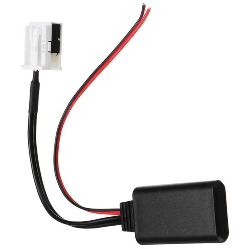 Knoruley 1 Stück Auto 12Pin Bluetooth- Wireless Radio AUX-in Aux-Kabeladapter Schwarz Aus Kunststoff für E60 04-10 E63 E64 E61 E70 E90 E91 E92 von Knoruley