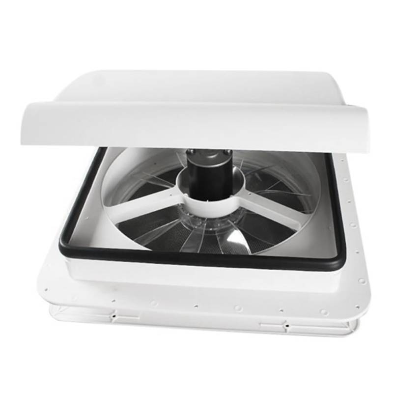 Knoruley 12-V-RV-Lüftungsventilator, Ersatzteile für Wohnmobile, Dachmontage, 360 Mm, von Knoruley