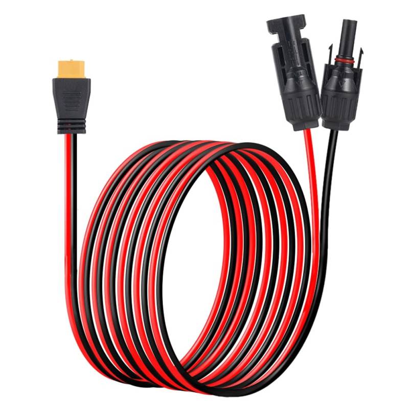 Knoruley 12AWG 6M XT60 Buchse Verlängerungskabel Schnellverbinder für Auto RV Motorrad Solarpanel Batterie Ladekabel von Knoruley