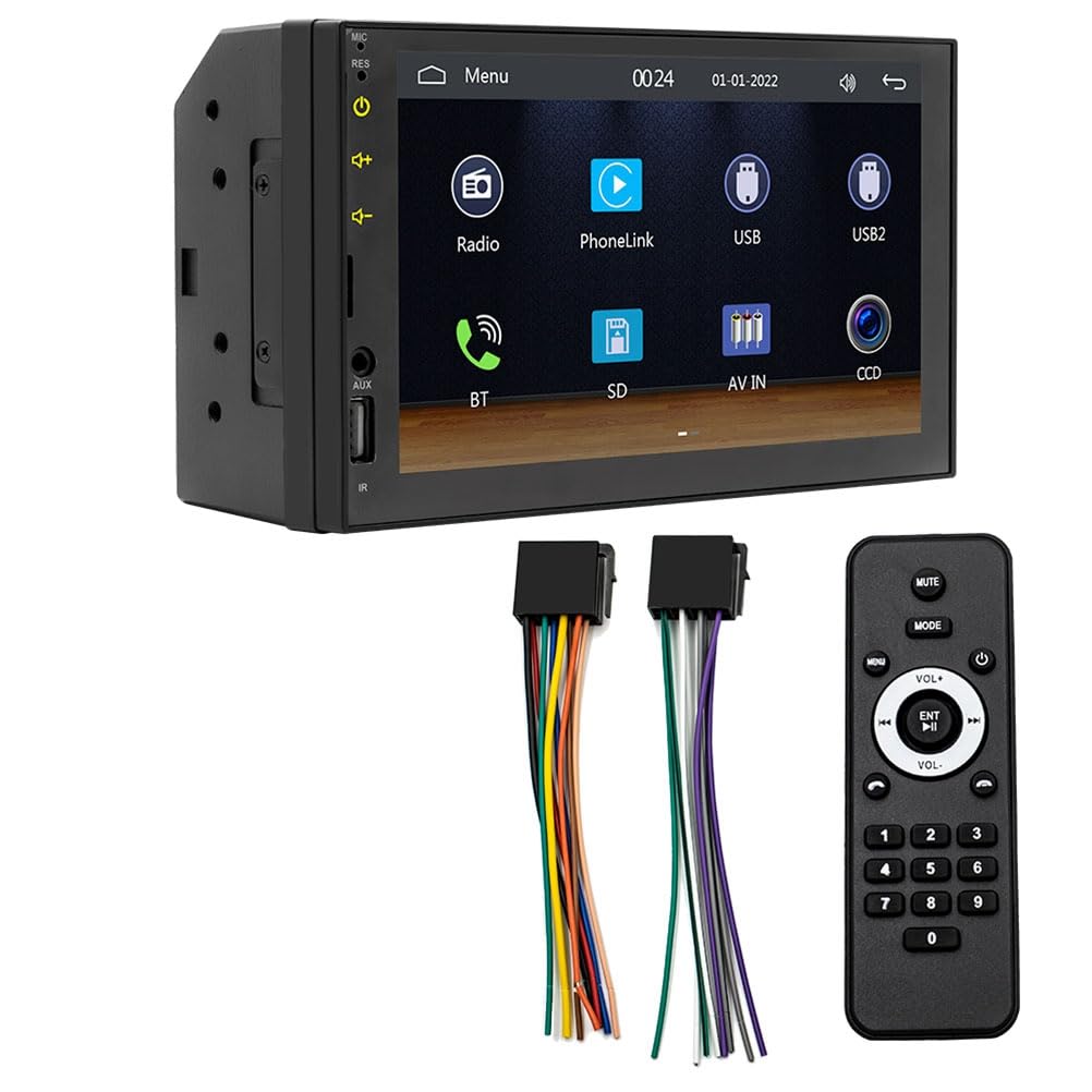 Knoruley 7-Auto-Touchscreen, Kabelgebunden, CarPlay, Android, Auto, Tragbares Autoradio, Bluetooth, MP5, FM-EmpfäNger, Audio, der Host Knoruley 7-Auto-Touchscreen, Kabelgebunden, CarPlay, Android, Auto, Tragbares Autoradio, Bluetooth, MP5, FM-EmpfäNger, Audio, der Host von Knoruley