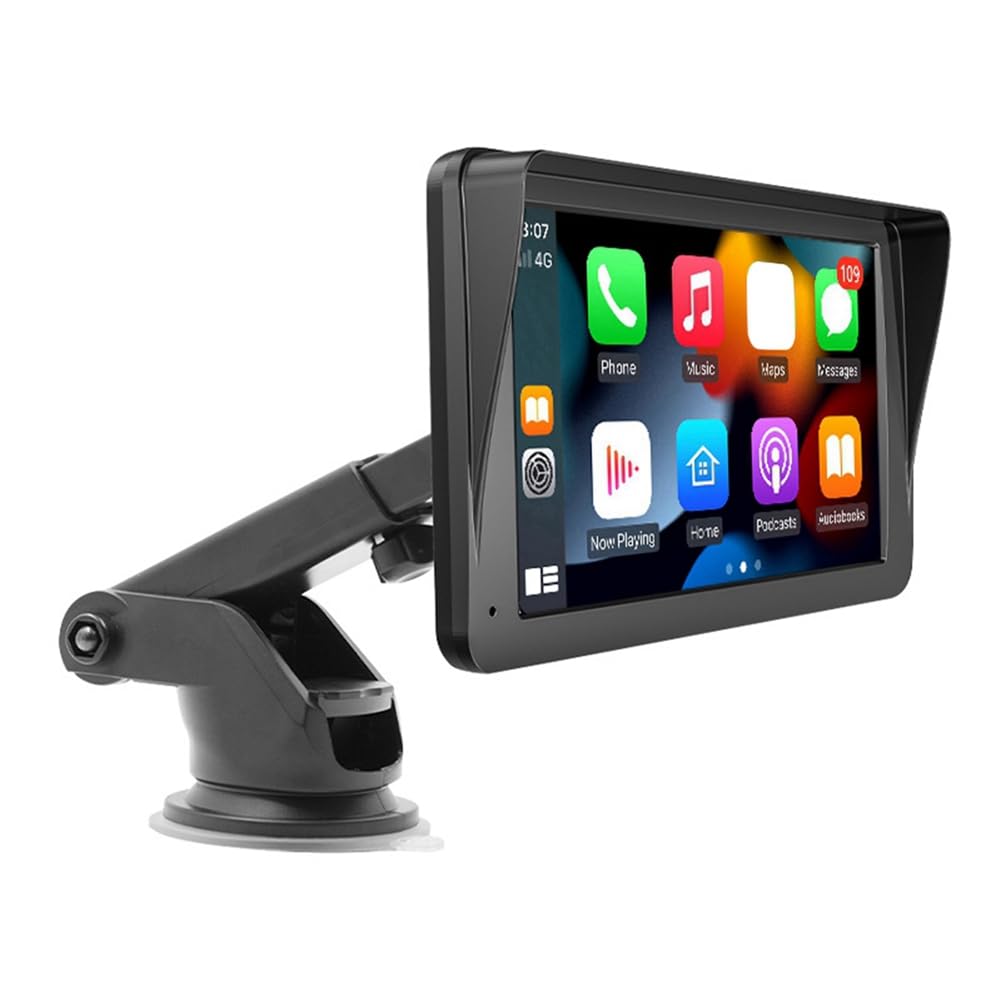 Knoruley 7-Touchscreen-Autoradio Unterstützt CarPlay & Android Auto Wireless Video Player für Verbessertes In-Car-Entertainment von Knoruley