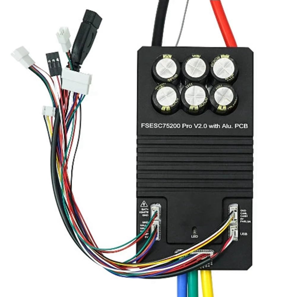 Knoruley 75200 Pro ESC 84V 300A Eingebauter Bluetooth ESC Controller für Elektrisches Skateboard/Scooter/E-Bike Speed Controller Pro 2.0 Knoruley 75200 Pro ESC 84V 300A Eingebauter Bluetooth ESC Controller für Elektrisches Skateboard/Scooter/E-Bike Speed Controller Pro 2.0 von Knoruley