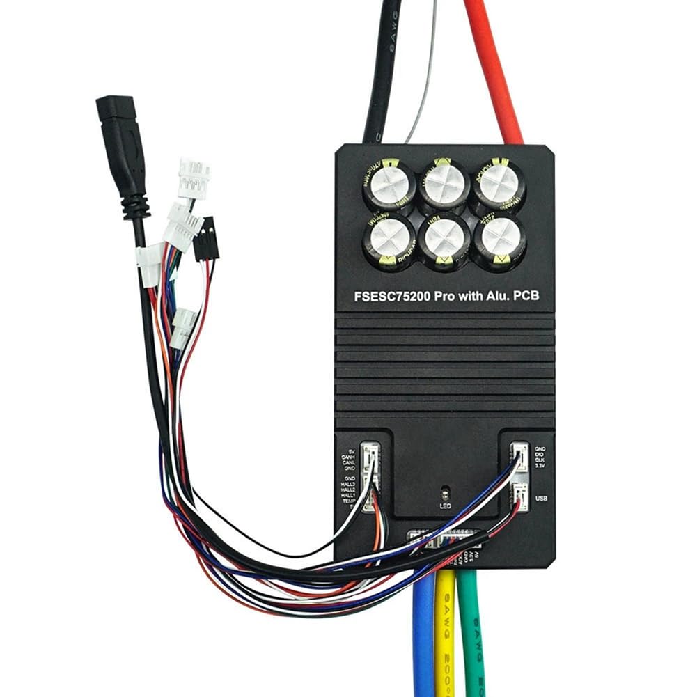 Knoruley 75200 Pro ESC 84V 300A mit Integriertem Bluetooth ESC-Controller für Elektrisches Skateboard/Scooter/E-Bike Geschwindigkeitsregler Pro Knoruley 75200 Pro ESC 84V 300A mit Integriertem Bluetooth ESC-Controller für Elektrisches Skateboard/Scooter/E-Bike Geschwindigkeitsregler Pro von Knoruley