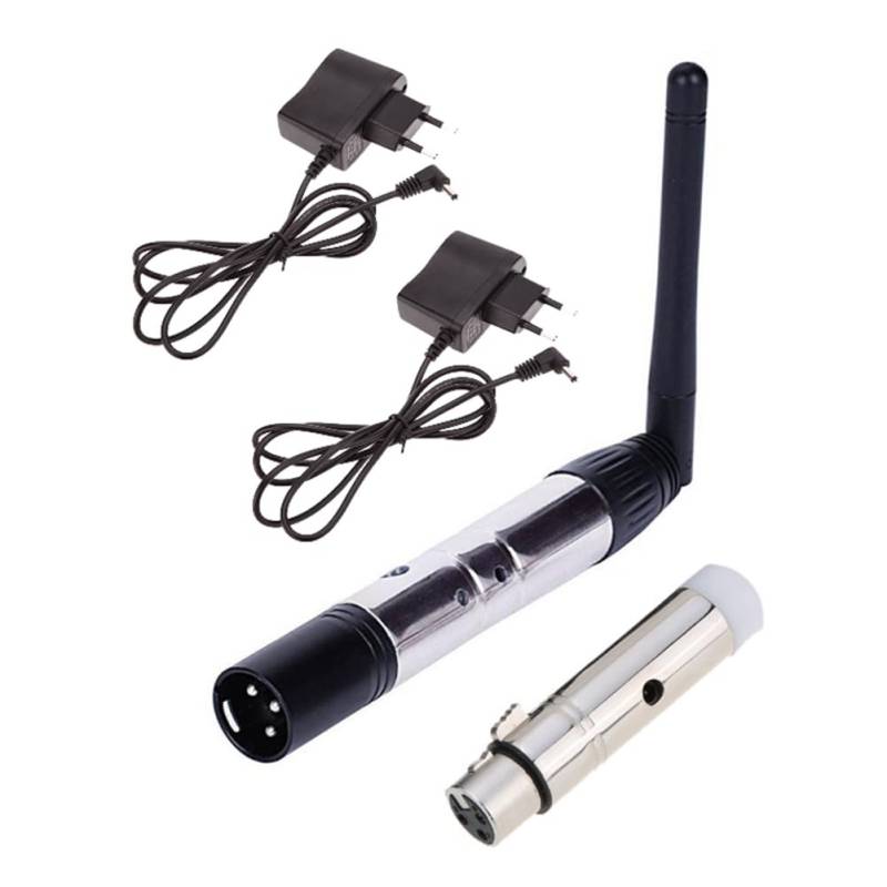Knoruley DMX512 Controller 2,4 G Wireless Sender Empfänger für Disco DJ Party Bar Bühne Par DJ Disco Bar Lichter EU Stecker Einfach zu Bedienen von Knoruley