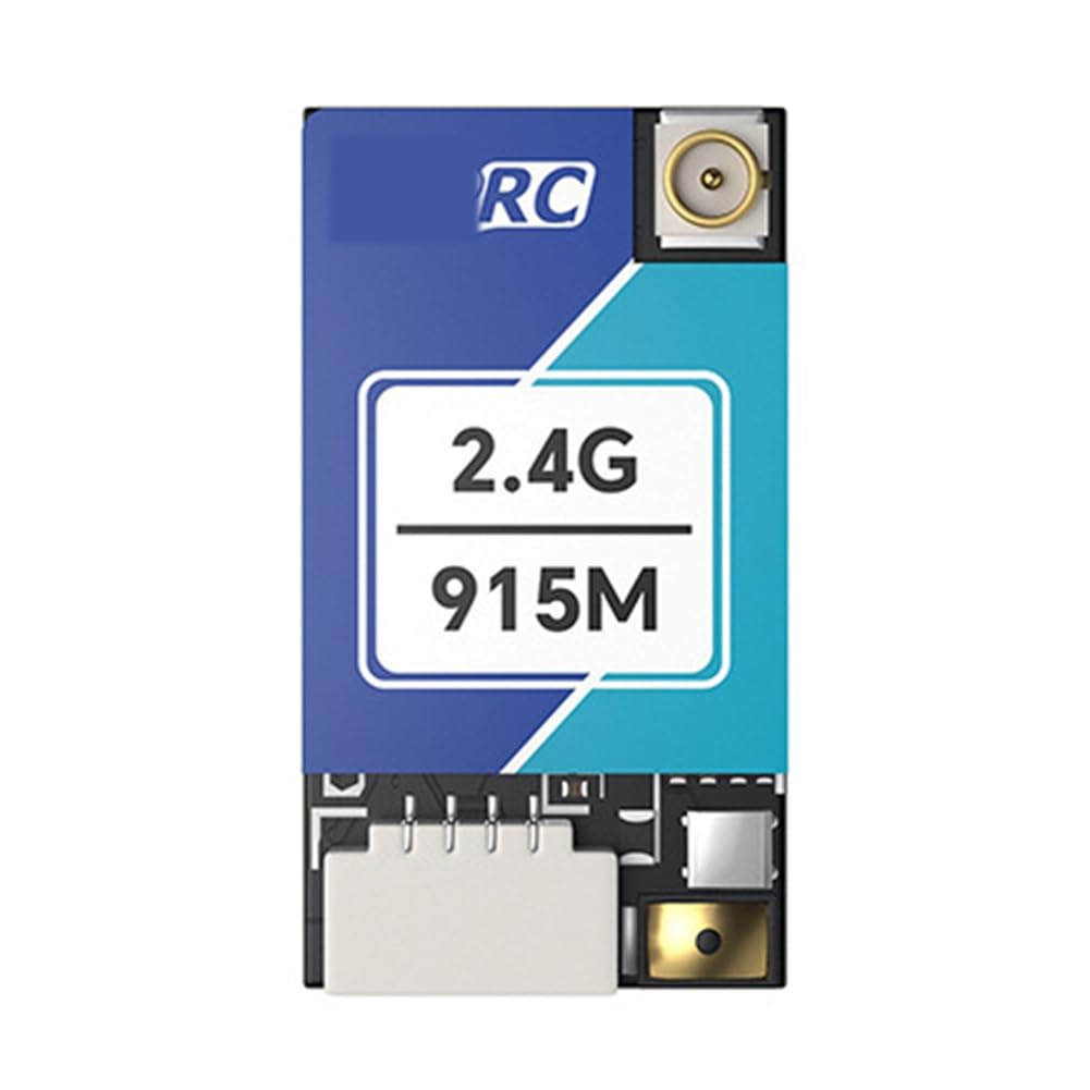 Knoruley Für ELRS Nano 915M/2.4G Dual-Band Empfänger DIY FPV Quadcopter Longrange Drohnen Teile Eingebautes WiFi ESP32-C3 LR1121 Chip für FPV Freestyle Long Range Drohnen DIY Teile von Knoruley