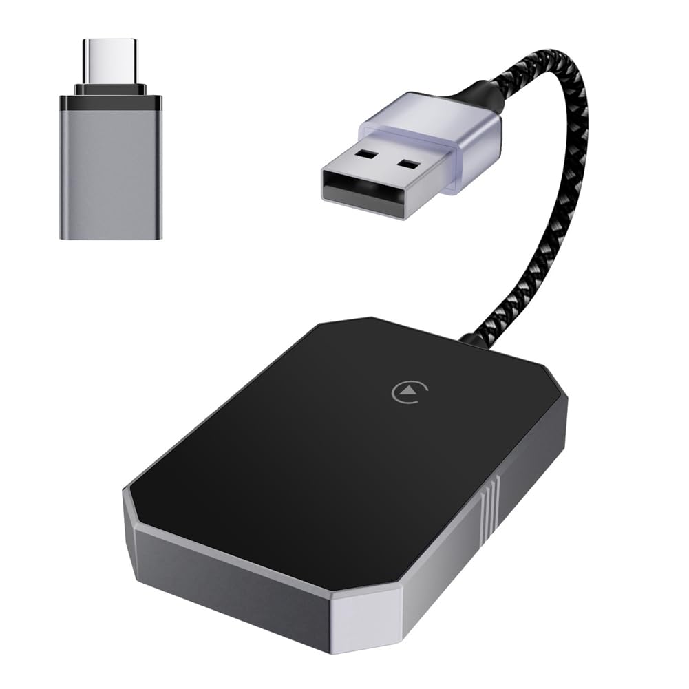 Knoruley Kabelloser Carplay-Adapter. Carplay-Kabelloser Adapter. Konvertieren Sie Kabelgebunden zu Kabellos. 2024-Upgrade. Stecker und Spiel. Knoruley Kabelloser Carplay-Adapter. Carplay-Kabelloser Adapter. Konvertieren Sie Kabelgebunden zu Kabellos. 2024-Upgrade. Stecker und Spiel. von Knoruley