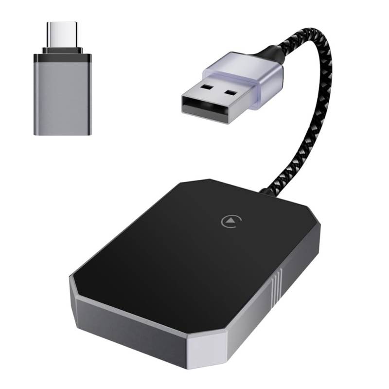Knoruley Kabelloser Carplay-Adapter. Carplay-Kabelloser Adapter. Konvertieren Sie Kabelgebunden zu Kabellos. 2024-Upgrade. Stecker und Spiel. von Knoruley