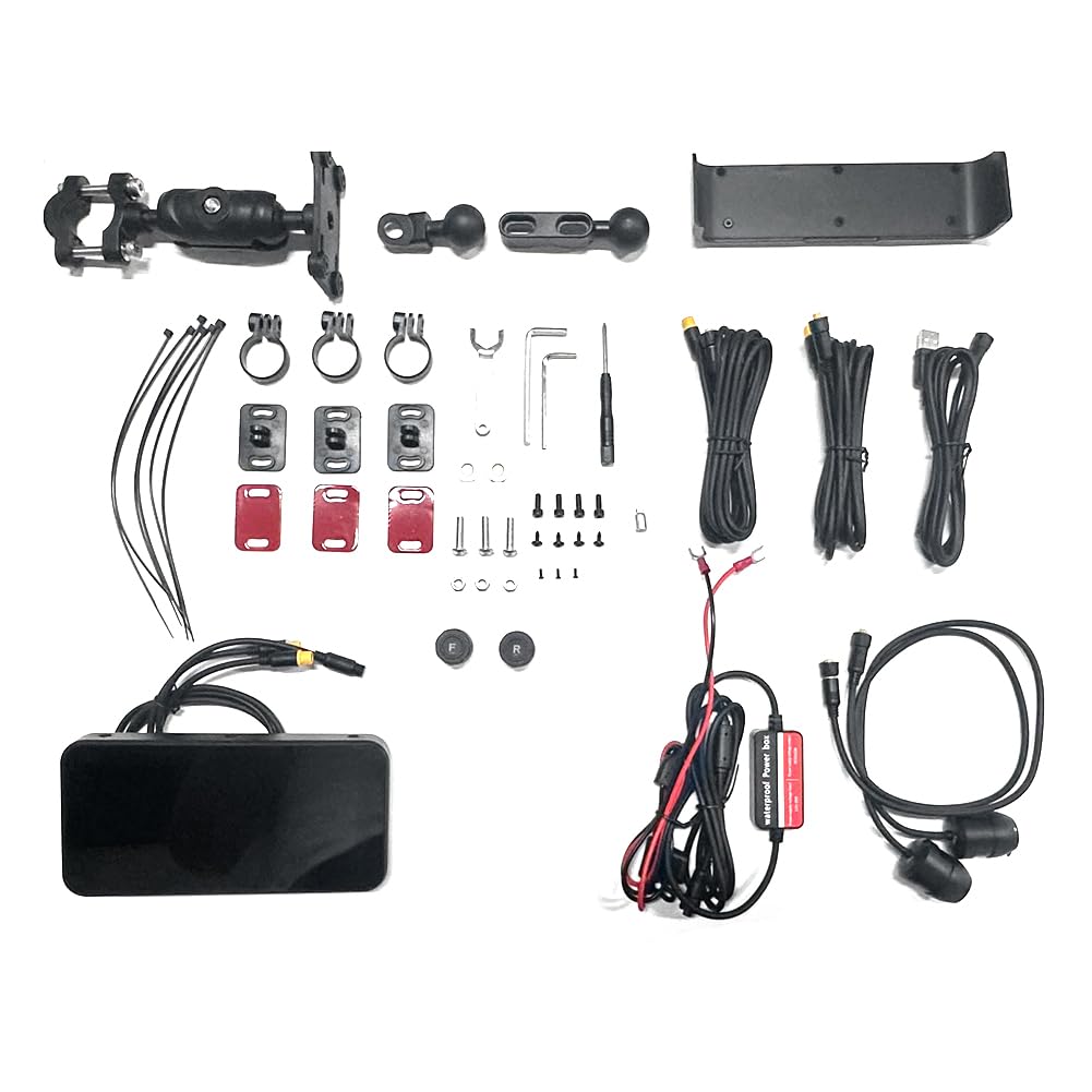 Knoruley MG600 6,25-Display, Motorrad-Navigator, GPS, WiFi, Kabelloses CarPlay, Android Auto-Bildschirm, Doppelkamera, Reifendruck-Kits Knoruley MG600 6,25-Display, Motorrad-Navigator, GPS, WiFi, Kabelloses CarPlay, Android Auto-Bildschirm, Doppelkamera, Reifendruck-Kits von Knoruley