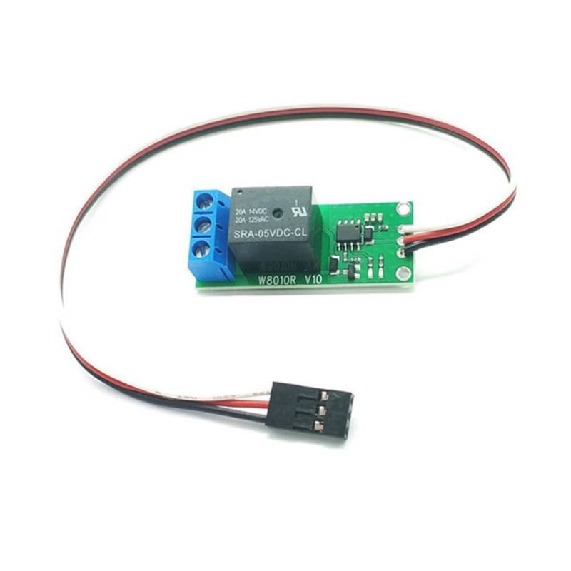 Knoruley RC-Relais-Schalter für Aeromodellautos Breitspannung 5-12V, PWM-Steuerung Universeller Luftlichtregler Niederspannung von Knoruley