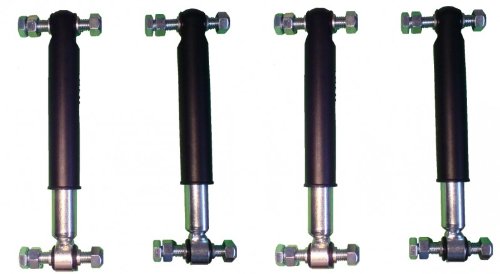 4 Stück Knott Achsstoßdämpfer 600 bis 1800 kg -Knott Nr. 990001 + Schraubensatz von Knott