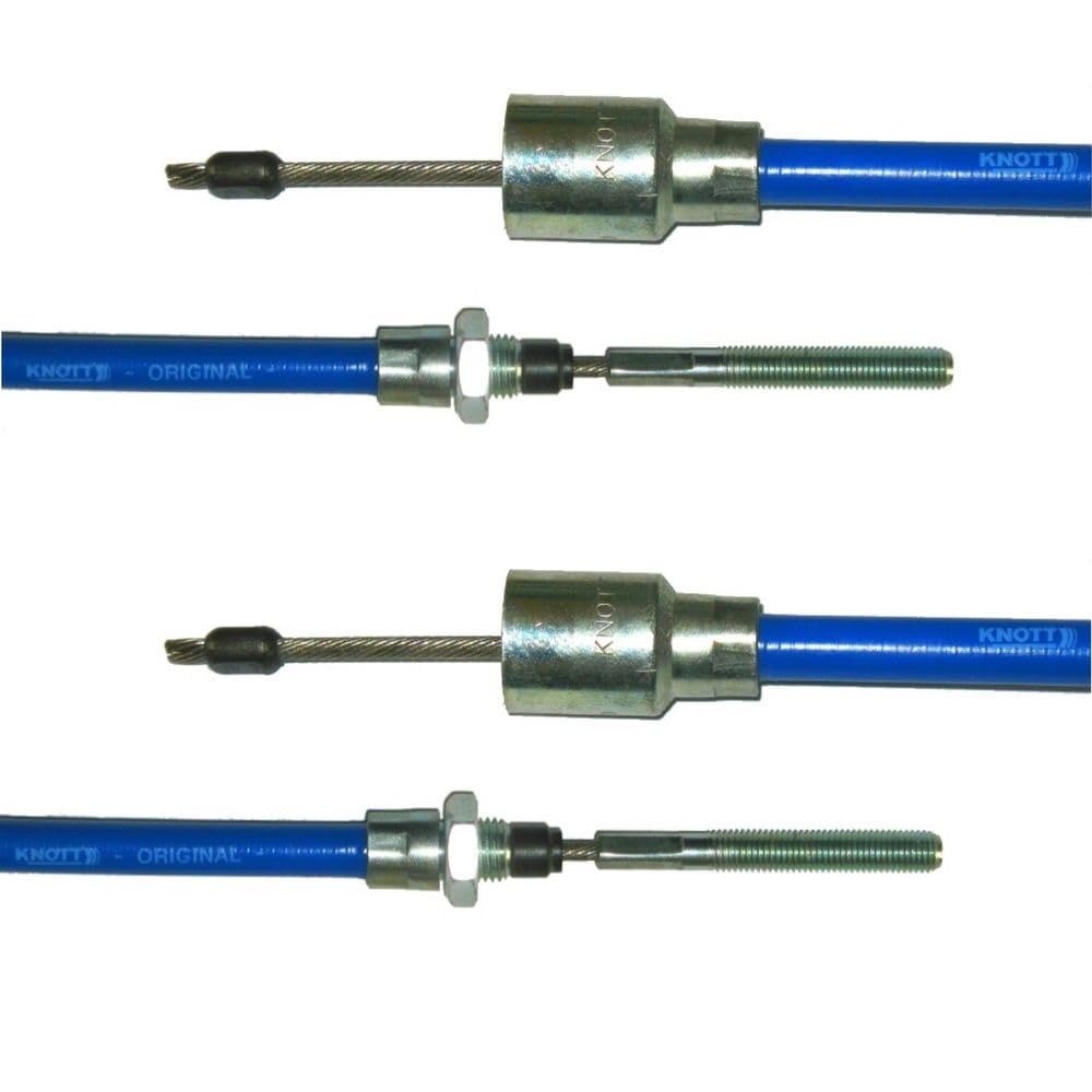 Knott 2 x Bremsseil 37086.16 HL: 1430 mm - GL: 1640 mm - Nirosta Knott 2 x Bremsseil 37086.16 HL: 1430 mm - GL: 1640 mm - Nirosta von Knott