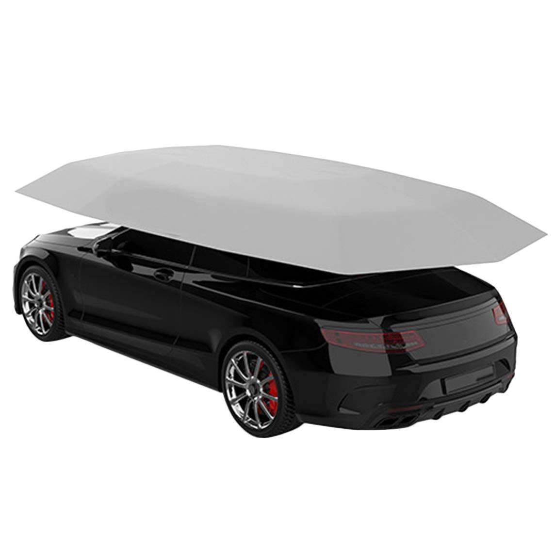 Koanhinn Universal Auto Sonnen Schutz Regen Schirm Abdeckung Zelt Tuch Uv Schutz Wasserdicht 4,2 X 2,1 M Silber Koanhinn Universal Auto Sonnen Schutz Regen Schirm Abdeckung Zelt Tuch Uv Schutz Wasserdicht 4,2 X 2,1 M Silber von Koanhinn