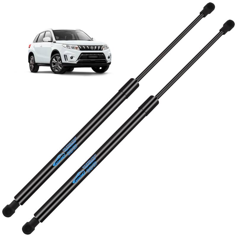 Koaudb 2x Kofferraum Dämpfer für Suzuki Vitara (LY) 2015 2016 2017 2018 2019 Gasfeder Heckklappe Schwarz Heckklappendämpfer Kofferraum Dämpfer Gasdruckdämpfer Replace für #8185054P01 von Koaudb