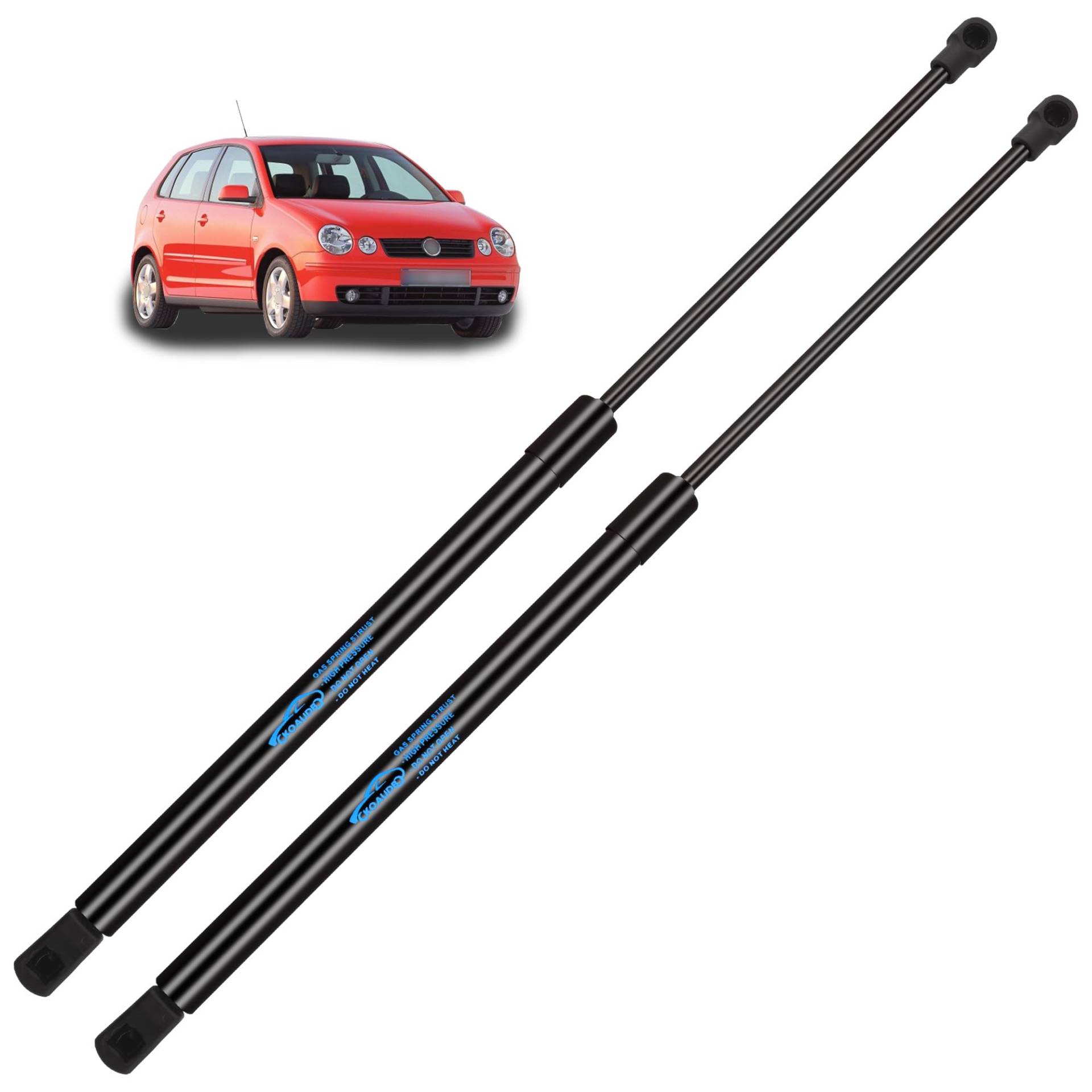 Koaudb 2x Kofferraum Dämpfer für VW Polo 9N1/9N3 2001-2007 Gasfeder Heckklappe Schwarz Heckklappendämpfer Kofferraum Dämpfer Gasdruckdämpfer Replace für #6Q6 827 550 Koaudb 2x Kofferraum Dämpfer für VW Polo 9N1/9N3 2001-2007 Gasfeder Heckklappe Schwarz Heckklappendämpfer Kofferraum Dämpfer Gasdruckdämpfer Replace für #6Q6 827 550 von Koaudb