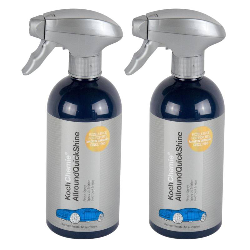 Koch Chemie 2X Allround Quick Shine Finish Cockpitreiniger Cockpitpflege 500 ml von Koch Chemie