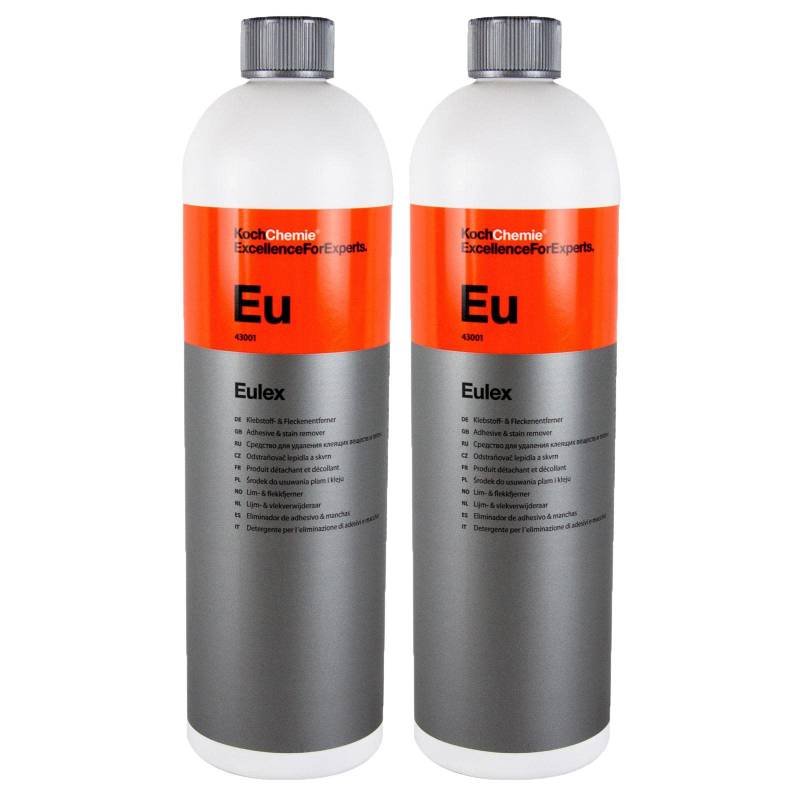 Koch Chemie 2X Eulex Klebstoffentferner Fleckenentferner Gummientferner 1 Liter von KOCHCHEMIE