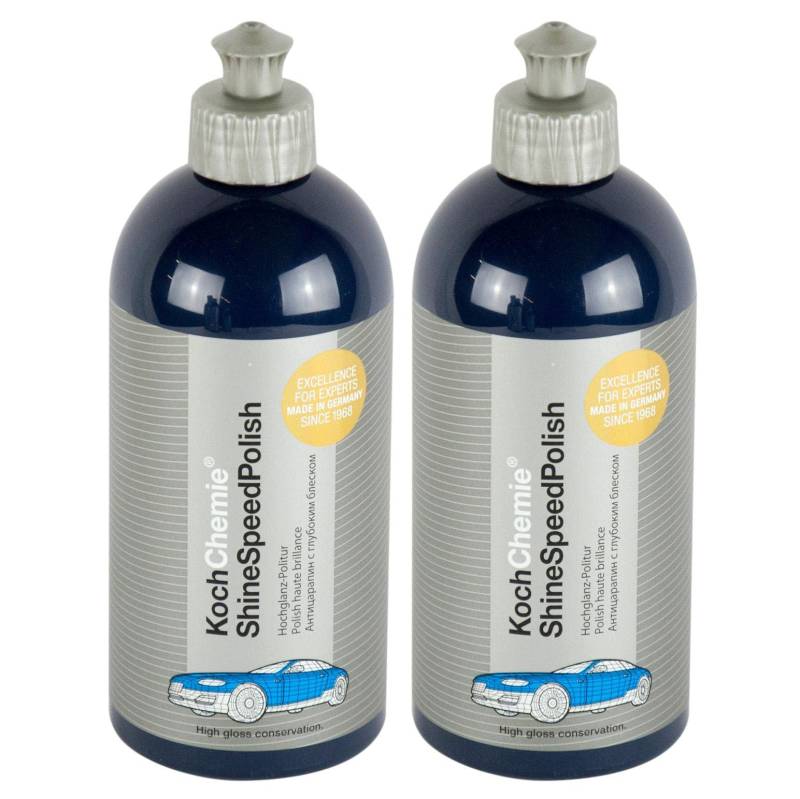 Koch Chemie 2X Shine Speed Polish Politur Hochglanzpolitur Autopolitur 500 ml von Koch Chemie