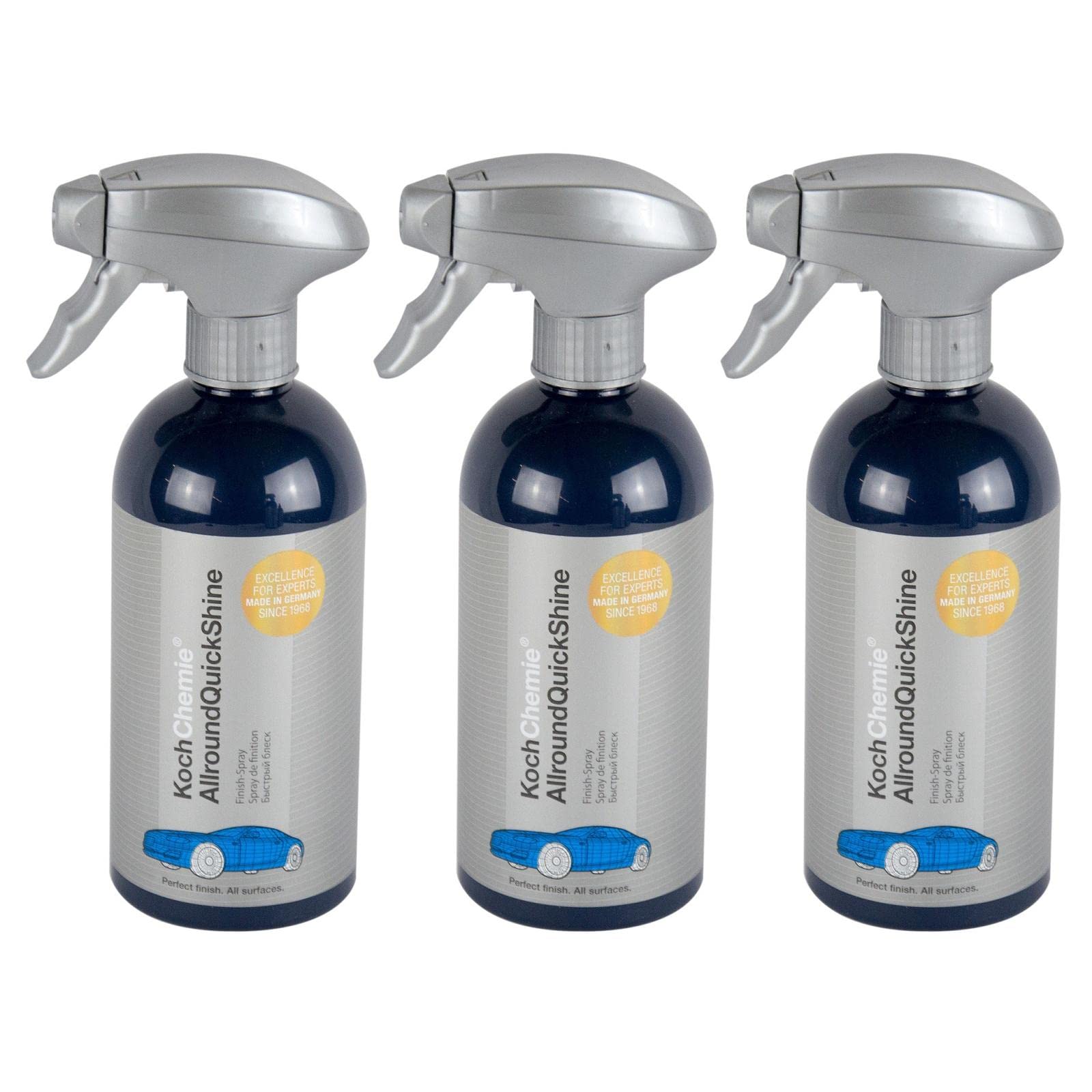 Koch Chemie 3X Allround Quick Shine Finish Cockpitreiniger Cockpitpflege 500 ml Koch Chemie 3X Allround Quick Shine Finish Cockpitreiniger Cockpitpflege 500 ml von Koch