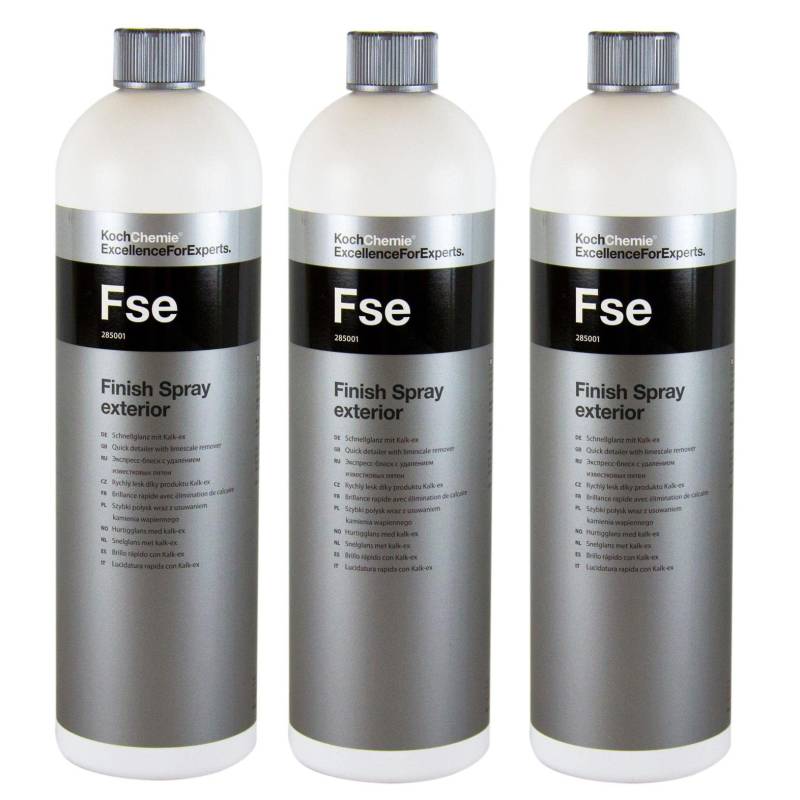 Koch Chemie 3X Fse Finish Spray Exterior Schnellglanz Detailer Kunststoff 1 L von KOCHCHEMIE