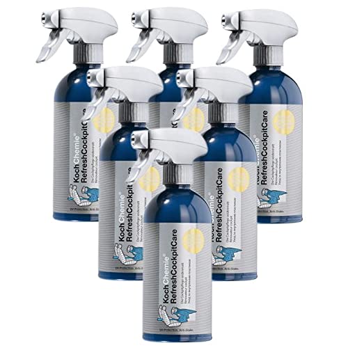 Koch Chemie 6X Refresh Cockpit Care Cockpitpflege Tiefenpfleger seidenmatt 500ml von KOCHCHEMIE