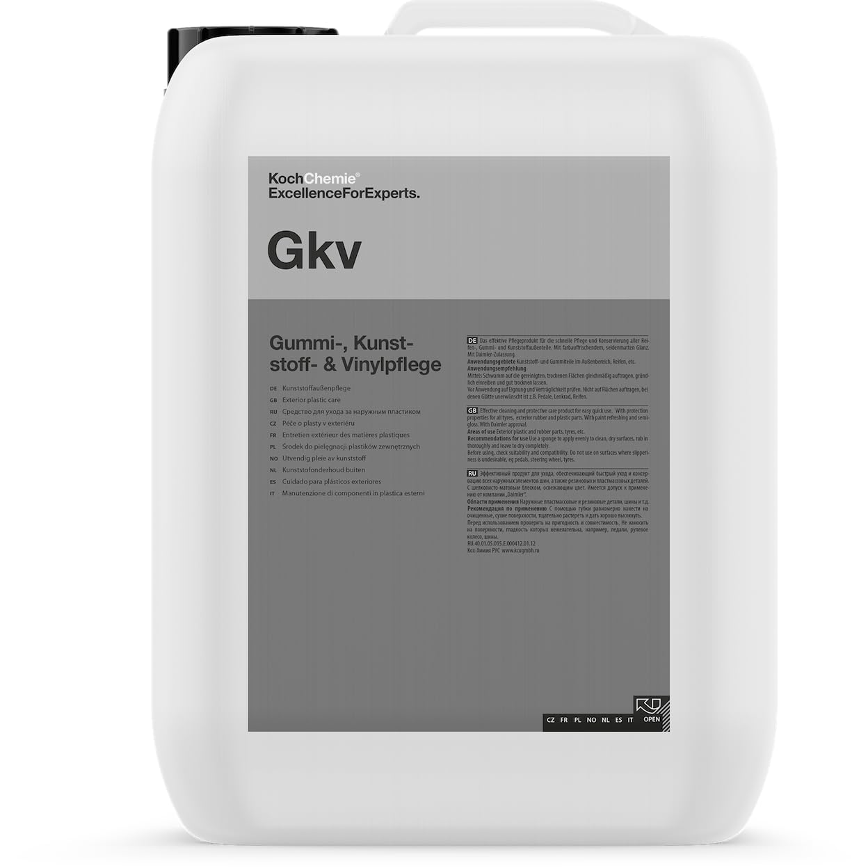 Koch Chemie Gkv Gummi-, Kunststoff- & Vinylpflege 10 Liter von Koch Chemie