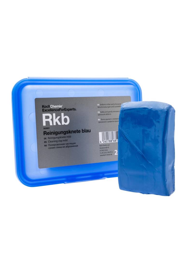 Koch Chemie Reinigung Reinigungsknete Lack Glas Knete blau mild 200 g Knetmasse von KOCHCHEMIE
