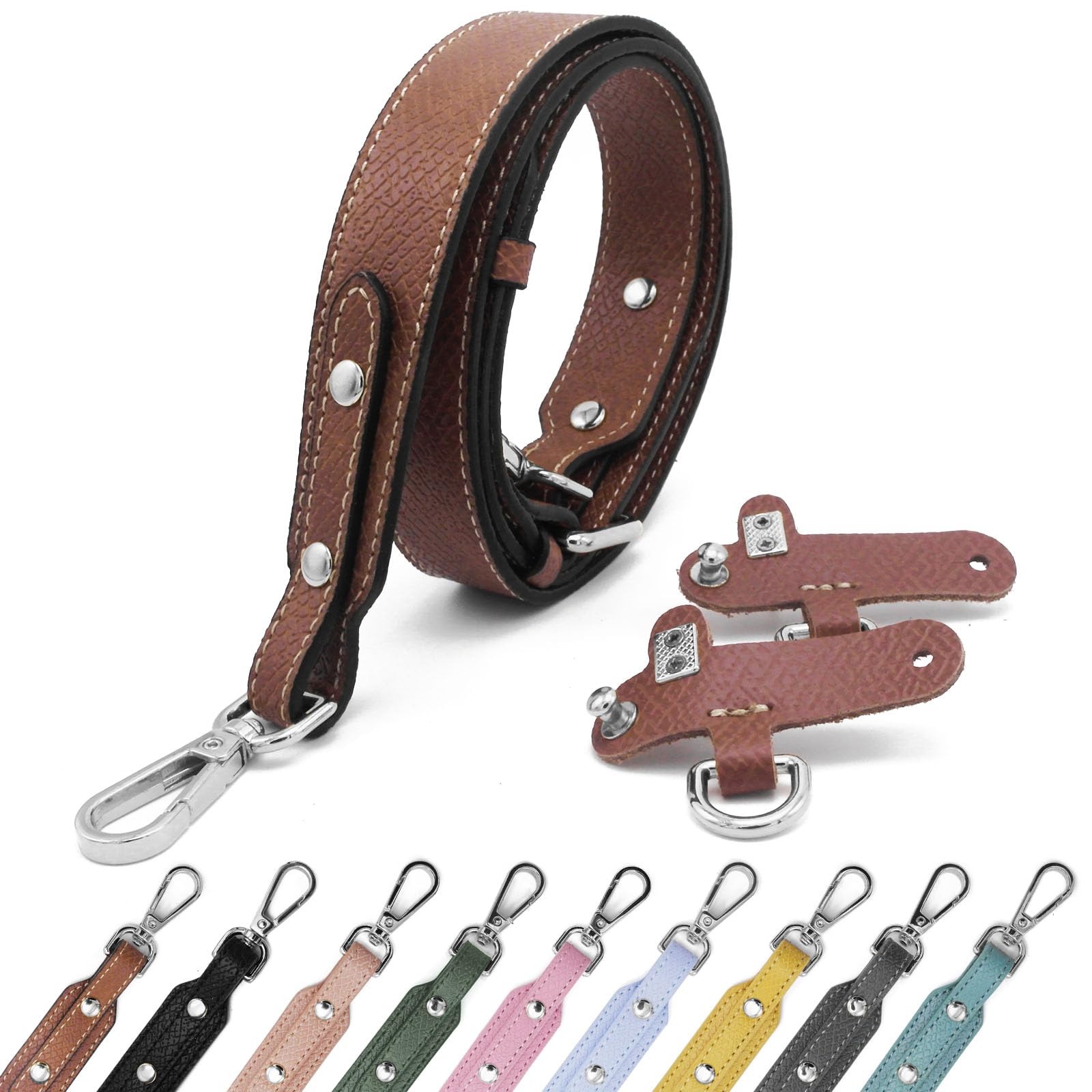 PP-LT-0005 Leder Schulterriemen Taschenriemen Umhängegurt Lederriemen Trageriemen Schultergurte Gurt Riemen für Crossbody Bag Strap Taschenband braun PP-LT-0005 Leder Schulterriemen Taschenriemen Umhängegurt Lederriemen Trageriemen Schultergurte Gurt Riemen für Crossbody Bag Strap Taschenband braun von Kocris Casa