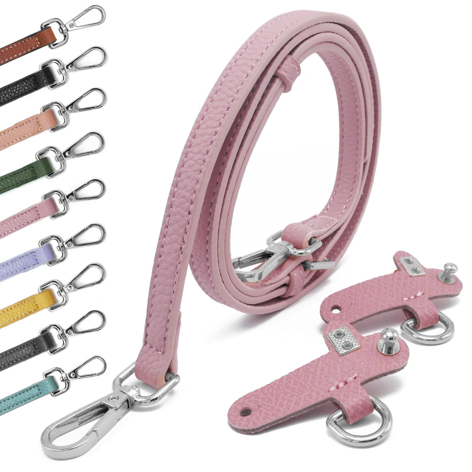 Tracolla Per Borsa in PU Leahter Cinturino Donna C Ledertaschenriemen Taschengurte für Kleine Taschen Leder Schulterriemen Tragegurte Tragegurt für Longchamp Goldener Hardware Bag Strap rosa Tracolla Per Borsa in PU Leahter Cinturino Donna C Ledertaschenriemen Taschengurte für Kleine Taschen Leder Schulterriemen Tragegurte Tragegurt für Longchamp Goldener Hardware Bag Strap rosa von Kocris Casa