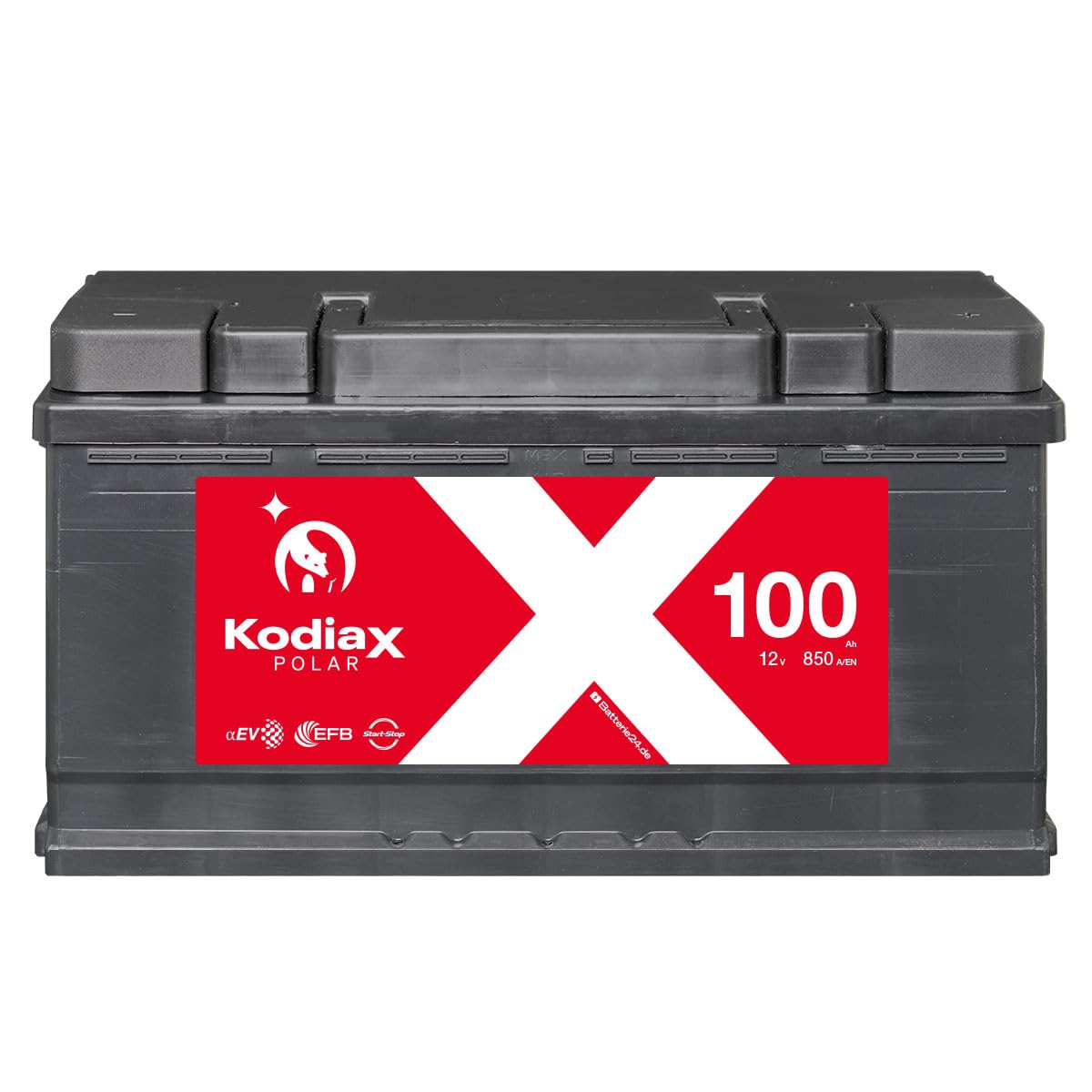Kodiax EFB 12V 100Ah Autobatterie 850A/EN Kodiax EFB 12V 100Ah Autobatterie 850A/EN von Kodiax