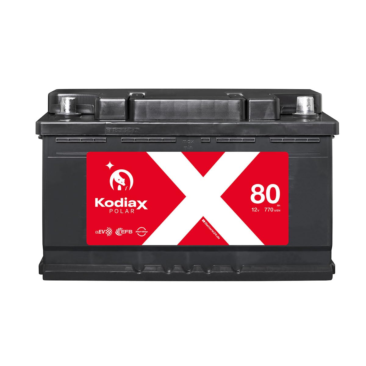 Kodiax EFB 12V 80Ah Autobatterie 770A/EN Kodiax EFB 12V 80Ah Autobatterie 770A/EN von Kodiax