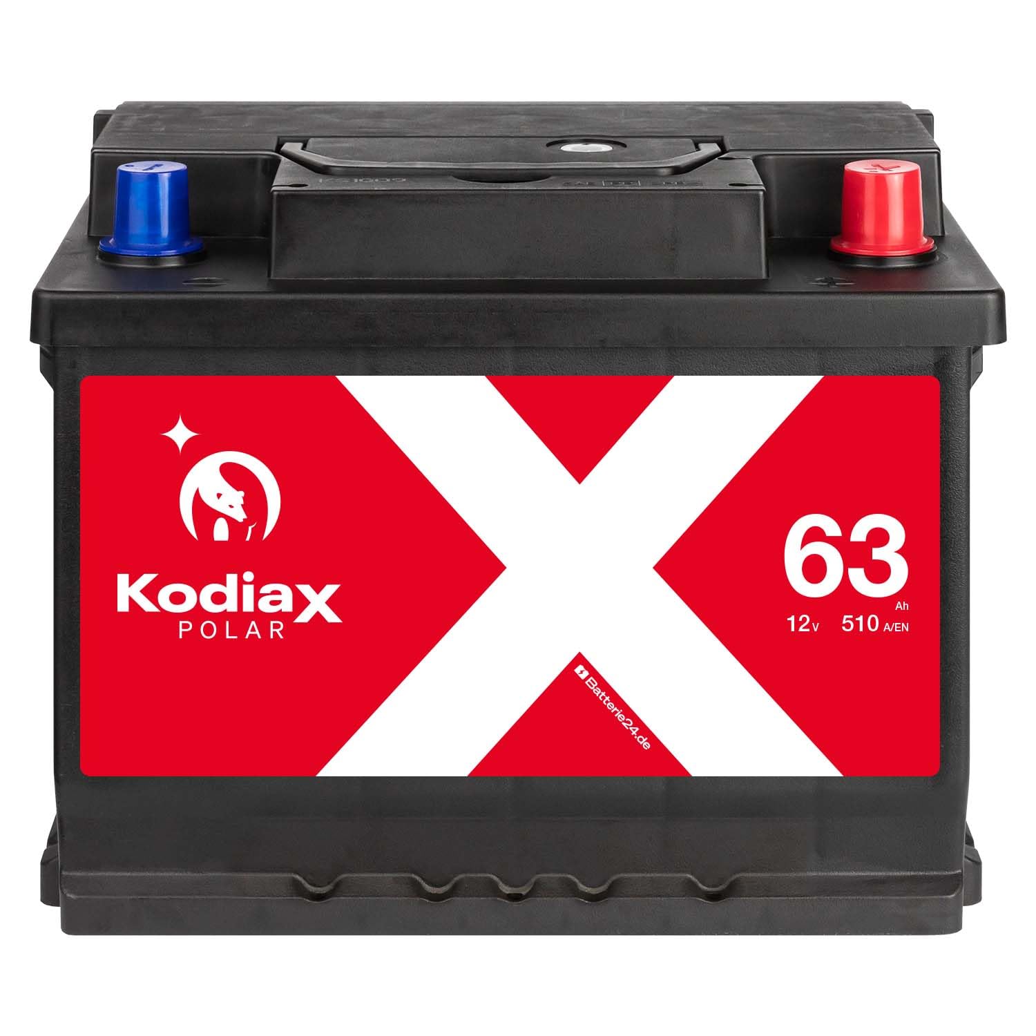 Kodiax Start Autobatterien 12V (63Ah) von Kodiax