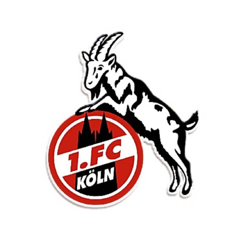 Köln Cologne Aufkleber - Logo Hennes - 8.8 x 8 cm - Wanddekoration - Wohnzimmer, Heimbüro von Köln Cologne