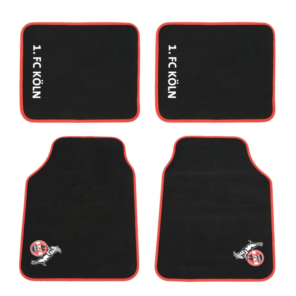 1. FC Köln Automatten Set 4-teilig Fußmatte Autoteppich - Plus Lesezeichen I Love Köln 1. FC Köln Automatten Set 4-teilig Fußmatte Autoteppich - Plus Lesezeichen I Love Köln von Köln Cologne