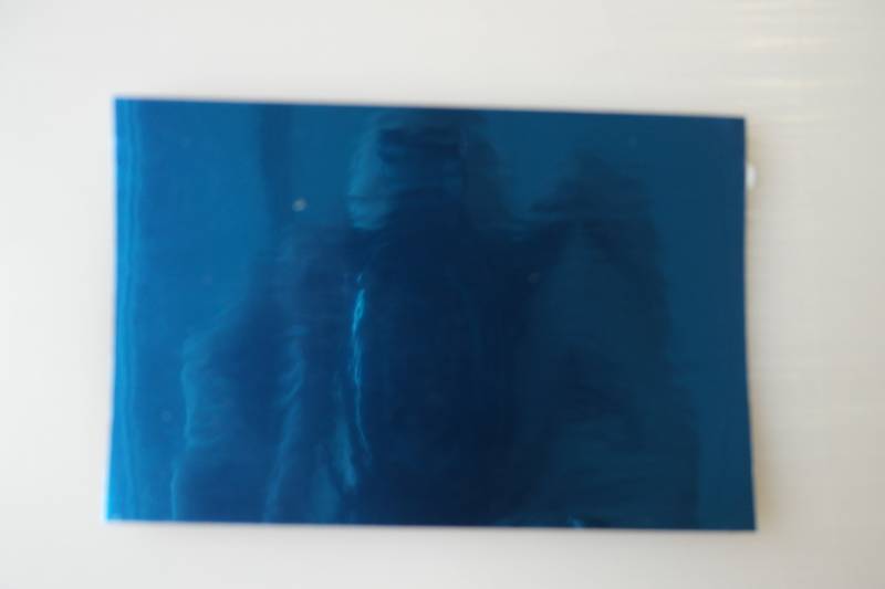 Könighaus (13,48€/m2) Chrome Blau Folie 200 x 152 cm blasenfrei mit Anleitung (Autofolie) von Könighaus