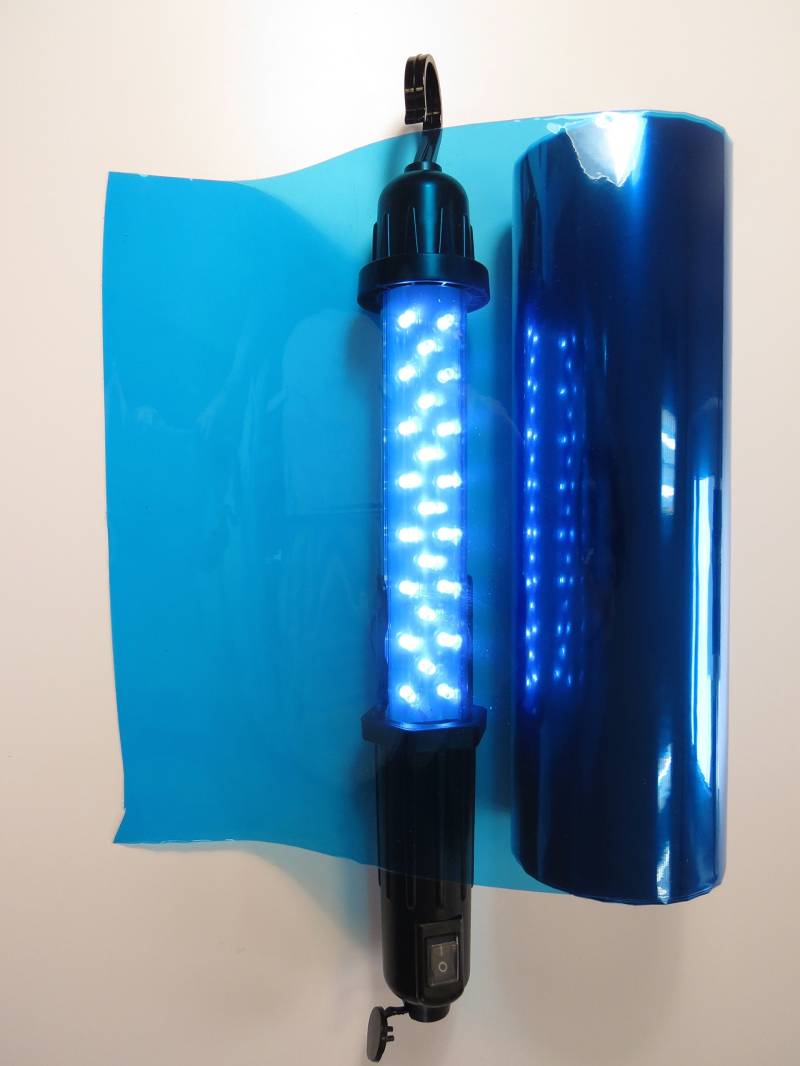 Könighaus (4,34€/m2) Scheinwerfer Tönungsfolie Blau (Rückleuchten Blinker Nebelleuchten) 100 x 30 cm von Könighaus