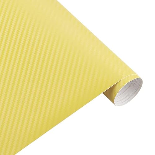 Könighaus (5,61€/m2 Gelb 3D Carbon Autofolie 400 x 152 cm blasenfrei mit Anleitung Könighaus (5,61€/m2 Gelb 3D Carbon Autofolie 400 x 152 cm blasenfrei mit Anleitung von Könighaus