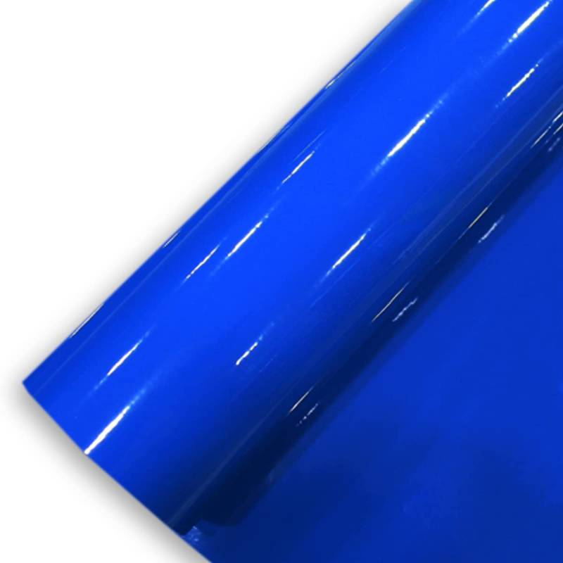 Könighaus (8,68€/m2) Blau Metallic Matt Autofolie 100 x 152 cm blasenfrei mit Anleitung von Könighaus